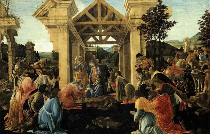 Sandro Botticelli Adoration of the Magi oil painting picture
